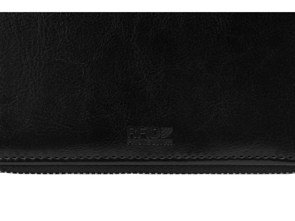 Бизнес-блокнот на молнии А5 Fabrizio с RFID защитой и ручкой