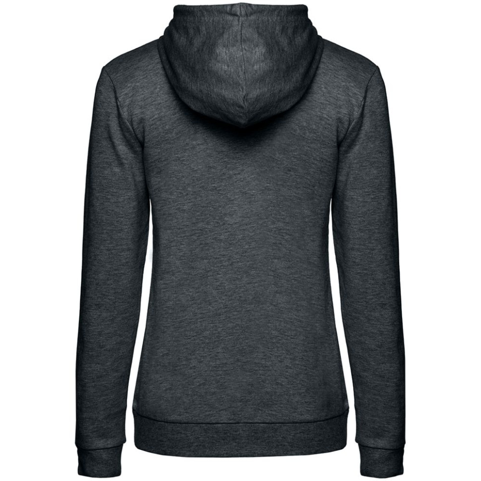 Толстовка с капюшоном женская Hoodie, серый меланж (антрацит) Толстовка с капюшоном женская Hoodie, серый меланж (антрацит)