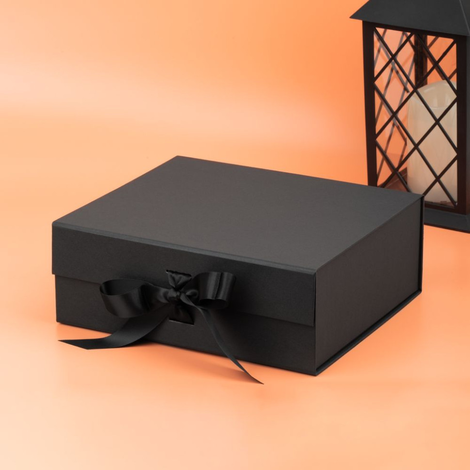 Коробка складная Rusetti, M, черная Коробка складная Rusetti, M, черная