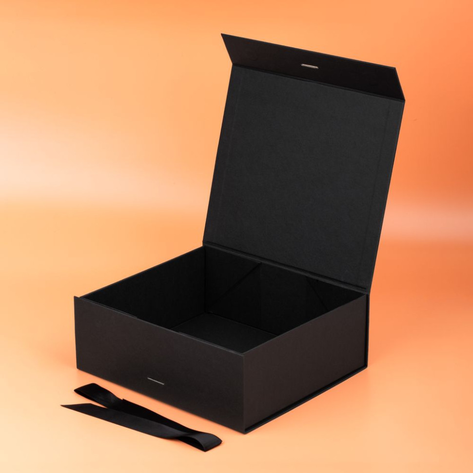 Коробка складная Rusetti, M, черная Коробка складная Rusetti, M, черная