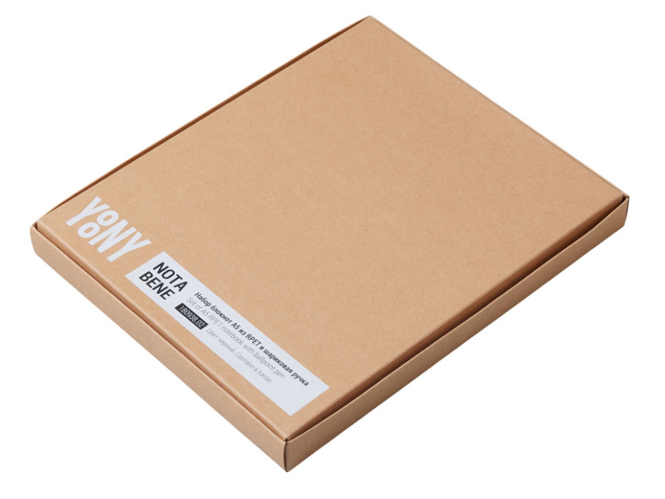 Блокнот А5 NotaBene с металлической шариковой ручкой и подставкой для телефона Блокнот А5 NotaBene с металлической шариковой ручкой и подставкой для телефона