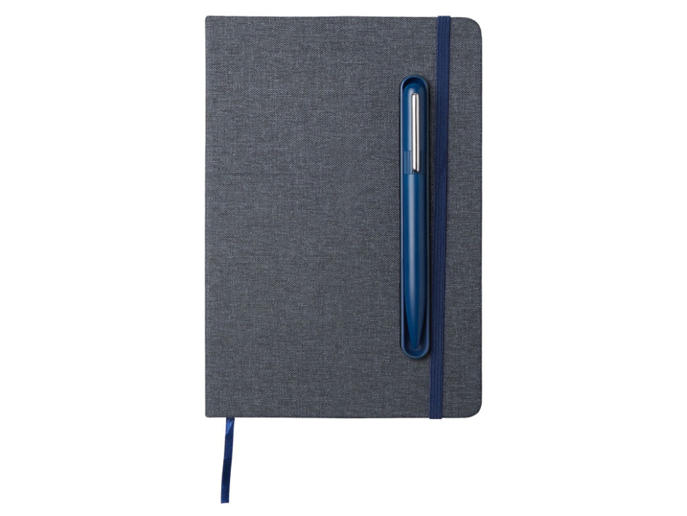 Блокнот А5 NotaBene с металлической шариковой ручкой и подставкой для телефона Блокнот А5 NotaBene с металлической шариковой ручкой и подставкой для телефона