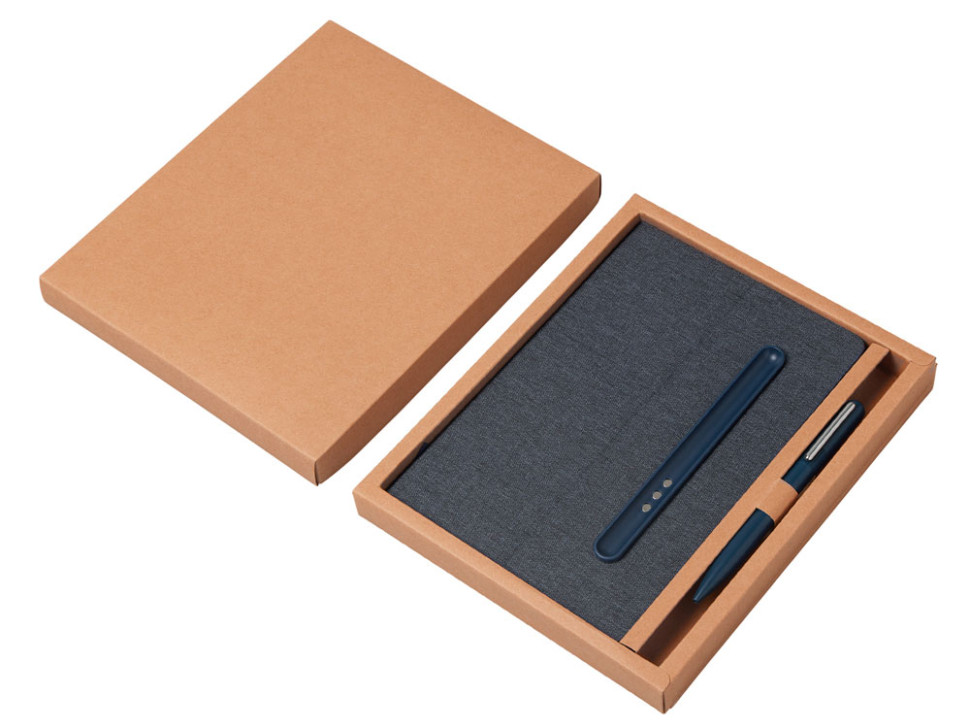 Блокнот А5 NotaBene с металлической шариковой ручкой и подставкой для телефона Блокнот А5 NotaBene с металлической шариковой ручкой и подставкой для телефона