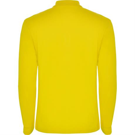 Футболка поло ESTRELLA L/S мужская, ЖЕЛТЫЙ