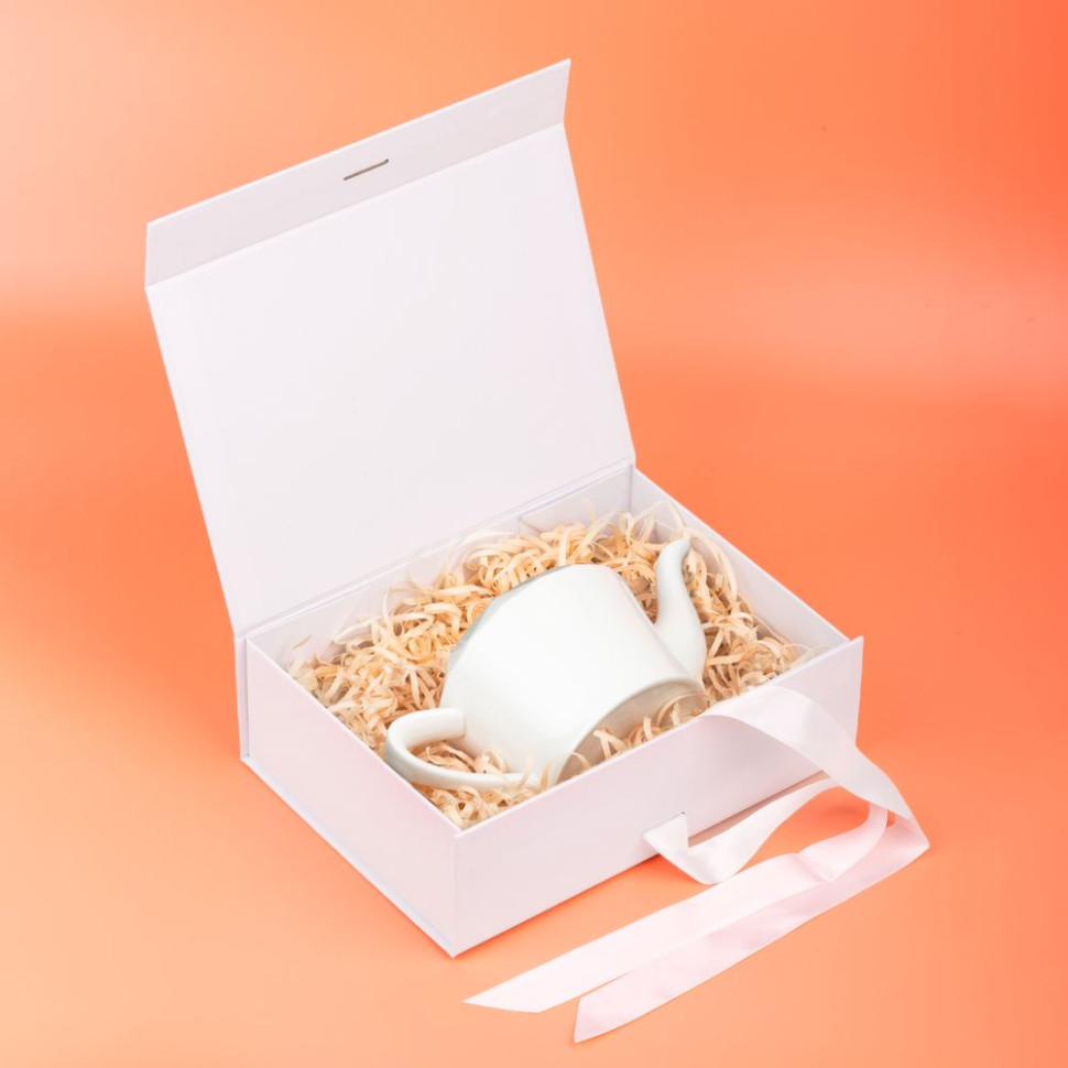 Коробка складная Rusetti, M, белая Коробка складная Rusetti, M, белая