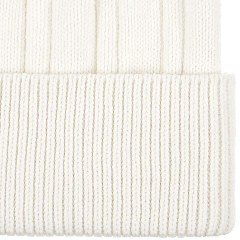 Шапка Knit Beat, белая (молочная) Шапка Knit Beat, белая (молочная)