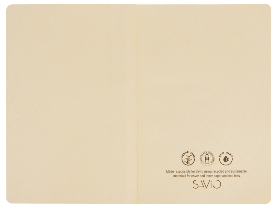 Блокнот А5 из переработанного тростника и RPET Adiantum