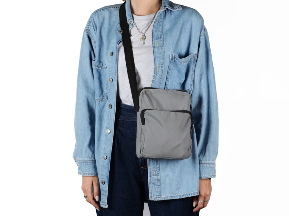 Светоотражающая сумка через плечо Reflector с внутренним карманом Светоотражающая сумка через плечо Reflector с внутренним карманом