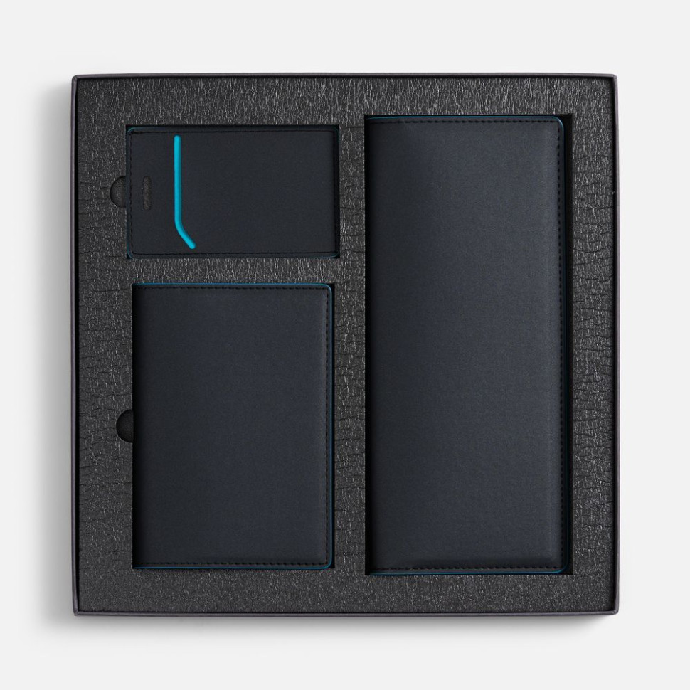 Набор Multimo Simple, черный с бирюзовым Набор Multimo Simple, черный с бирюзовым