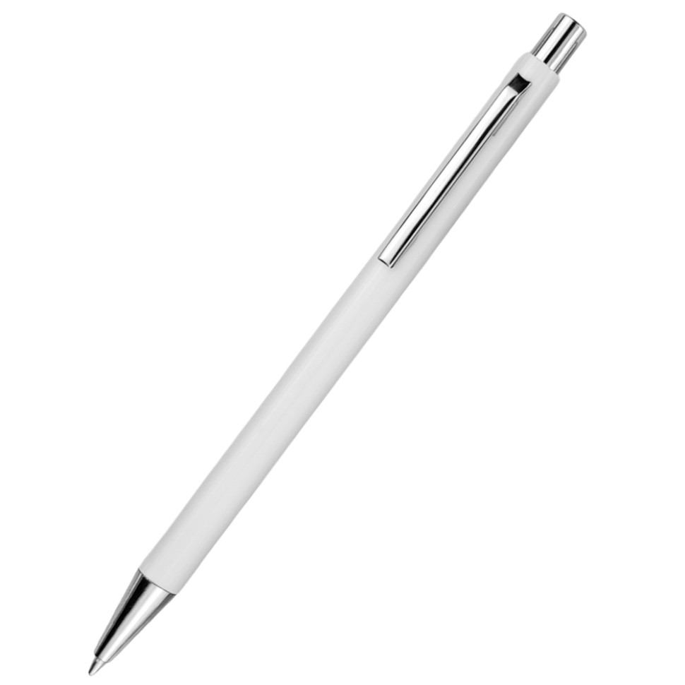 Ручка пластиковая Polly, белая Ручка пластиковая Polly, белая