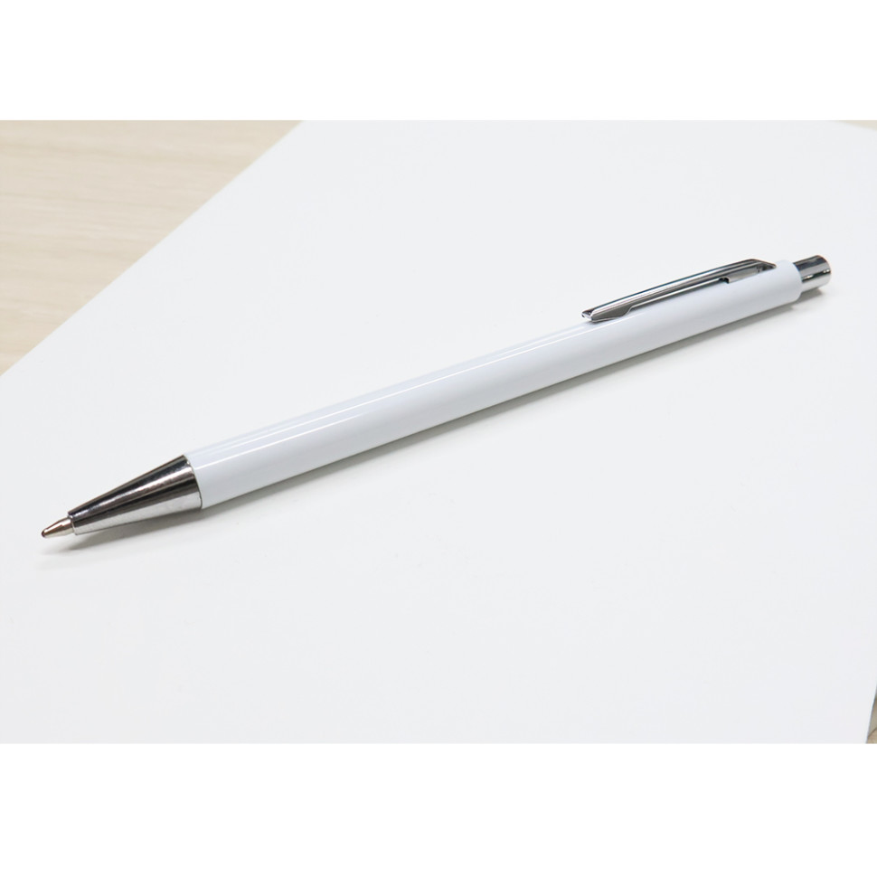 Ручка пластиковая Polly, белая Ручка пластиковая Polly, белая