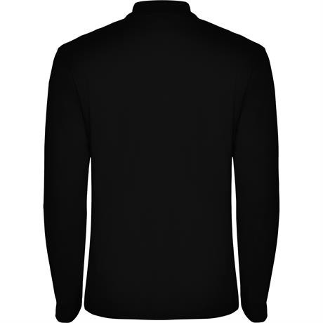 Футболка поло ESTRELLA L/S мужская, ЧЕРНЫЙ