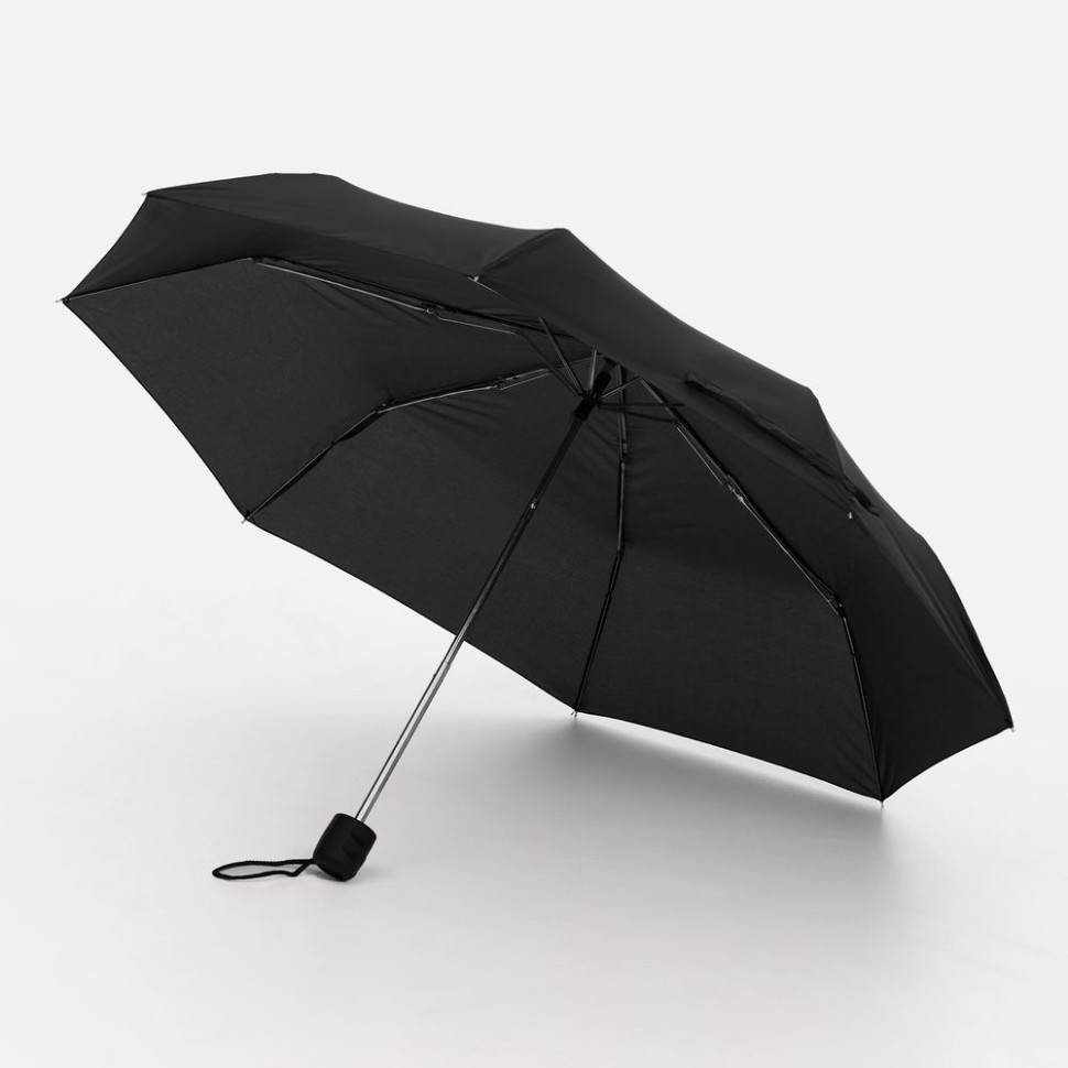 Зонт складной Basic, черный Зонт складной Basic, черный