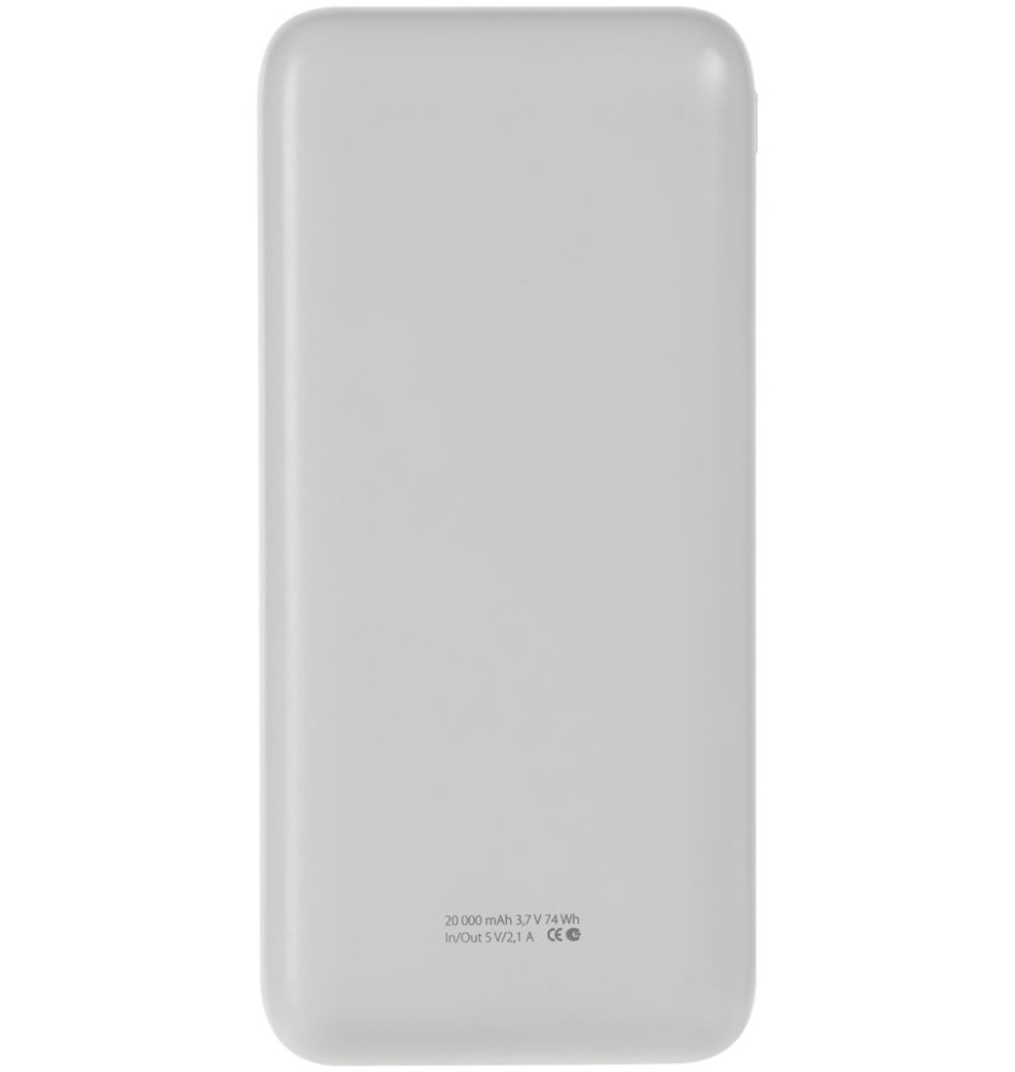 Внешний аккумулятор Gamechanger 20000 мАч, белый Внешний аккумулятор Gamechanger 20000 мАч, белый