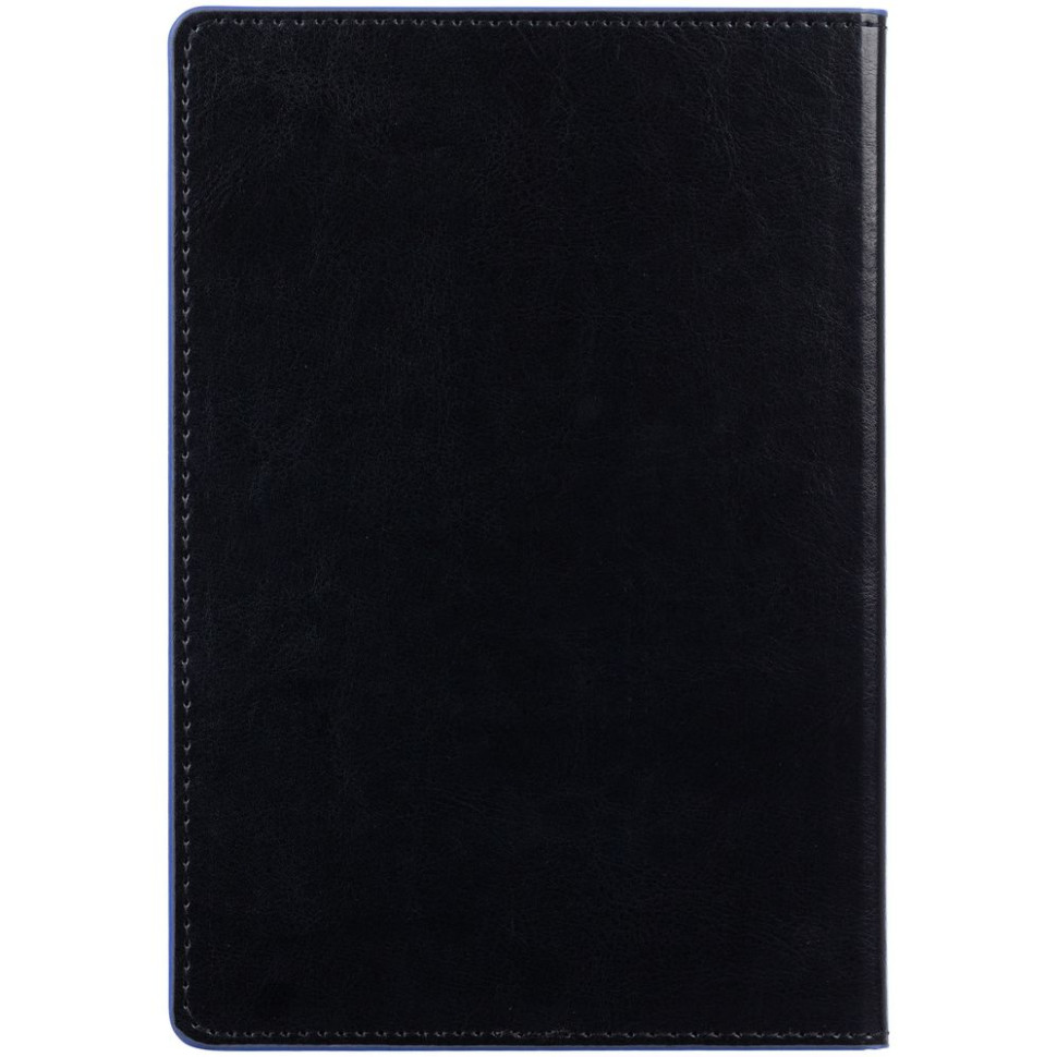 Ежедневник Alanis, недатированный, черный с синим Ежедневник Alanis, недатированный, черный с синим