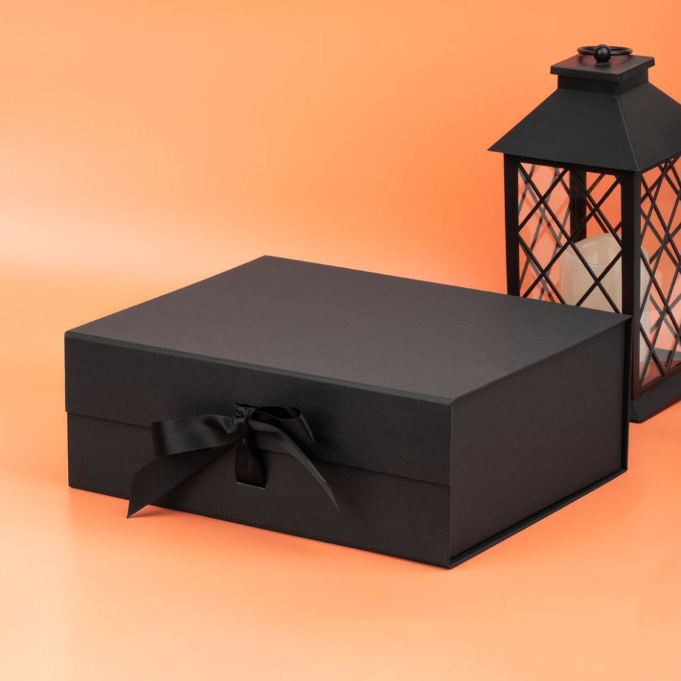 Коробка складная Rusetti, L, черная Коробка складная Rusetti, L, черная