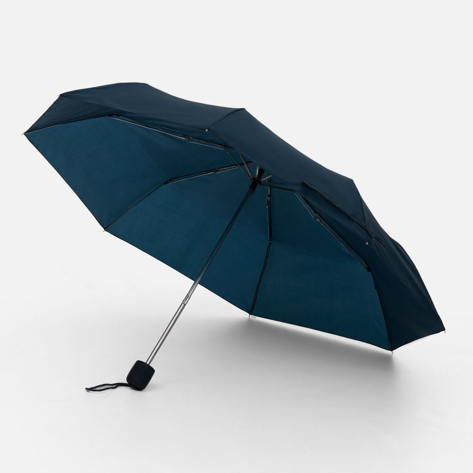 Зонт складной Basic, темно-синий Зонт складной Basic, темно-синий
