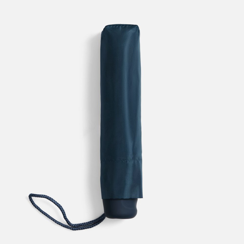 Зонт складной Basic, темно-синий Зонт складной Basic, темно-синий