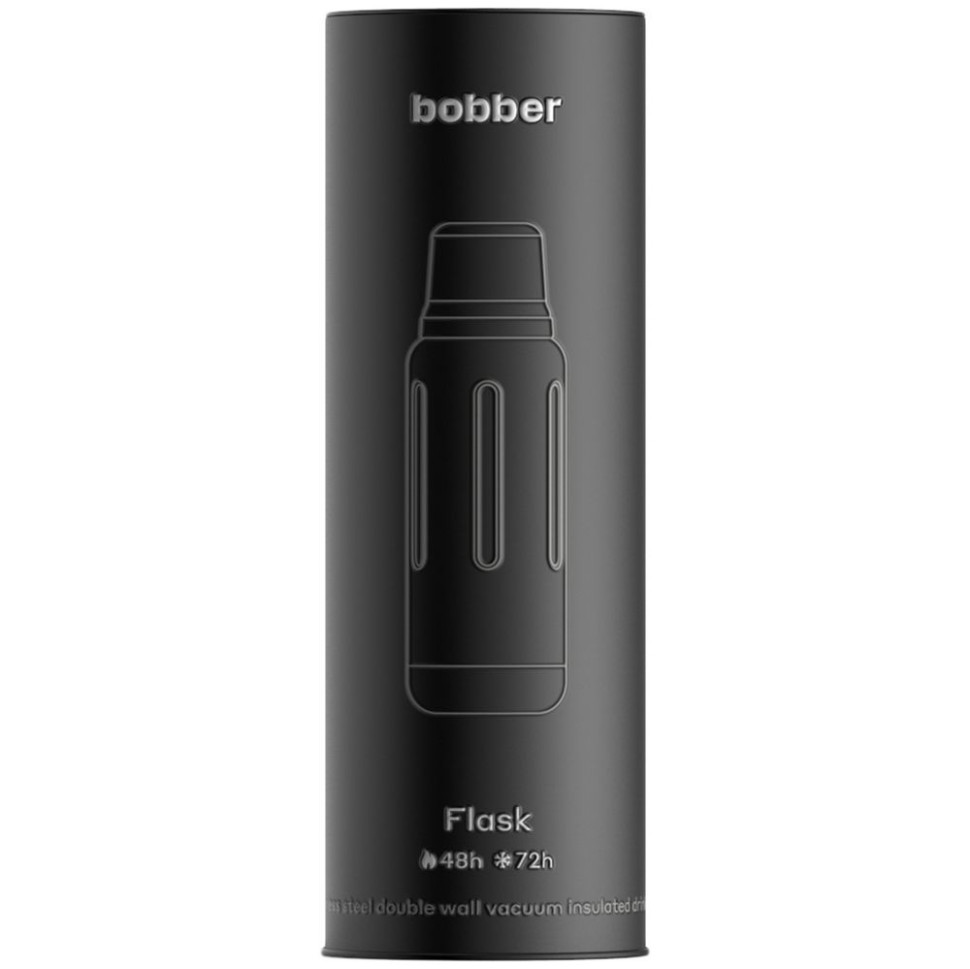 Термос Flask 1000, вакуумный, стальной матовый Термос Flask 1000, вакуумный, стальной матовый