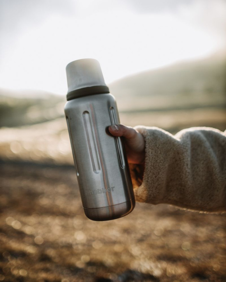 Термос Flask 1000, вакуумный, стальной матовый Термос Flask 1000, вакуумный, стальной матовый