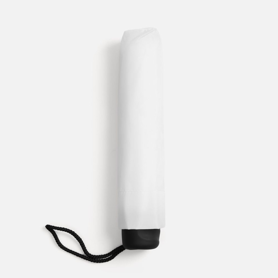 Зонт складной Basic, белый Зонт складной Basic, белый