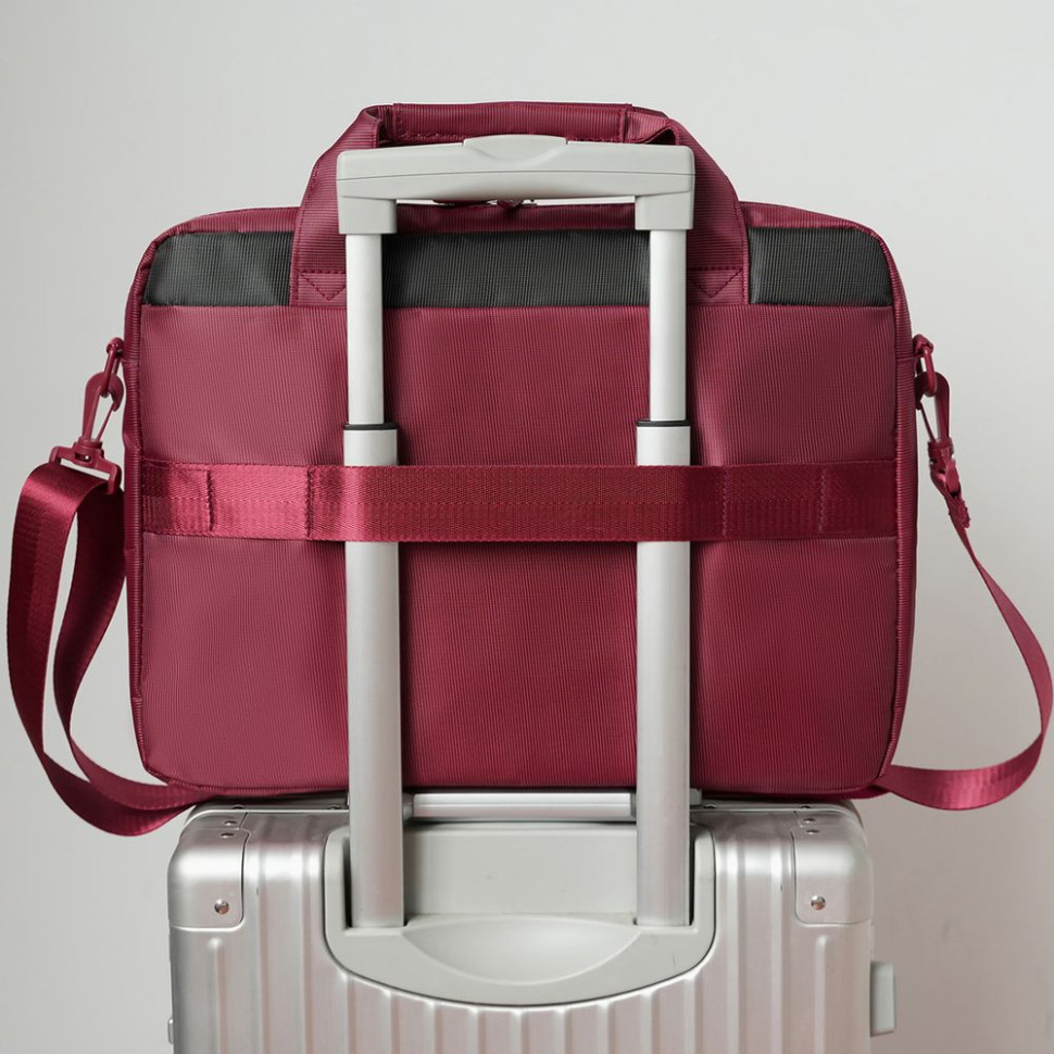 Cумка для ноутбука L245, бордовая