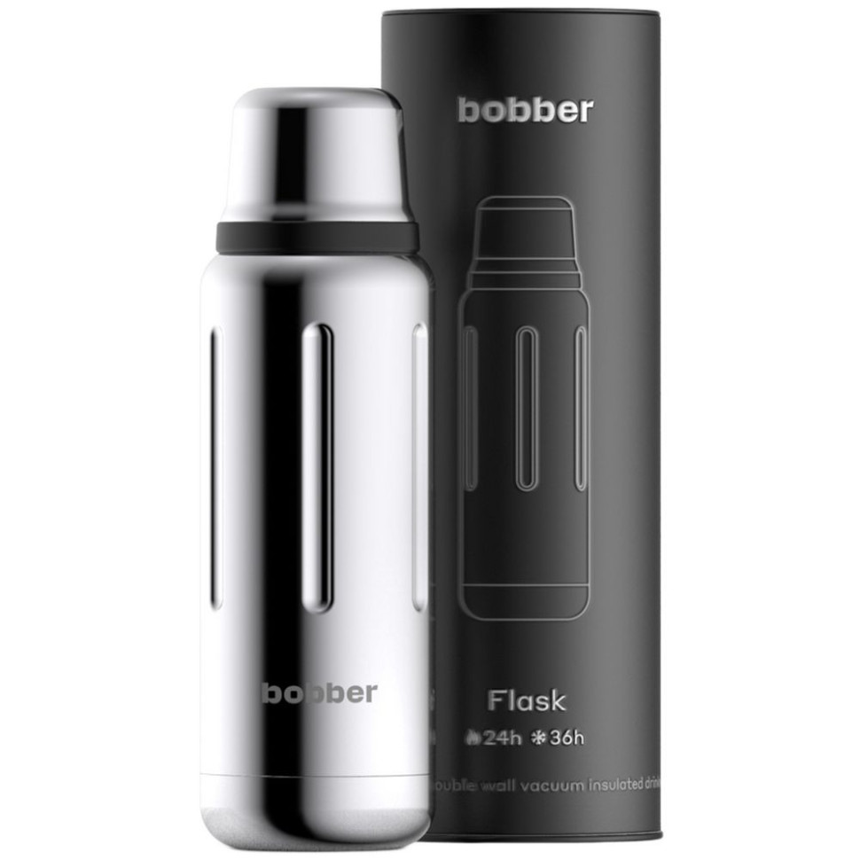 Термос Flask 470, вакуумный, стальной зеркальный Термос Flask 470, вакуумный, стальной зеркальный