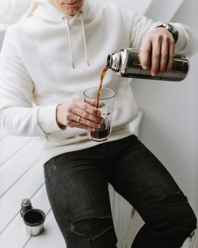 Термос Flask 470, вакуумный, стальной зеркальный Термос Flask 470, вакуумный, стальной зеркальный