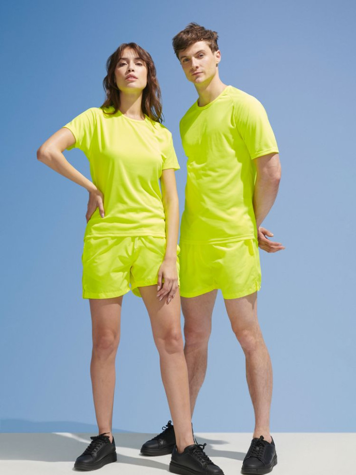 Футболка унисекс Sporty 140, желтый неон Футболка унисекс Sporty 140, желтый неон