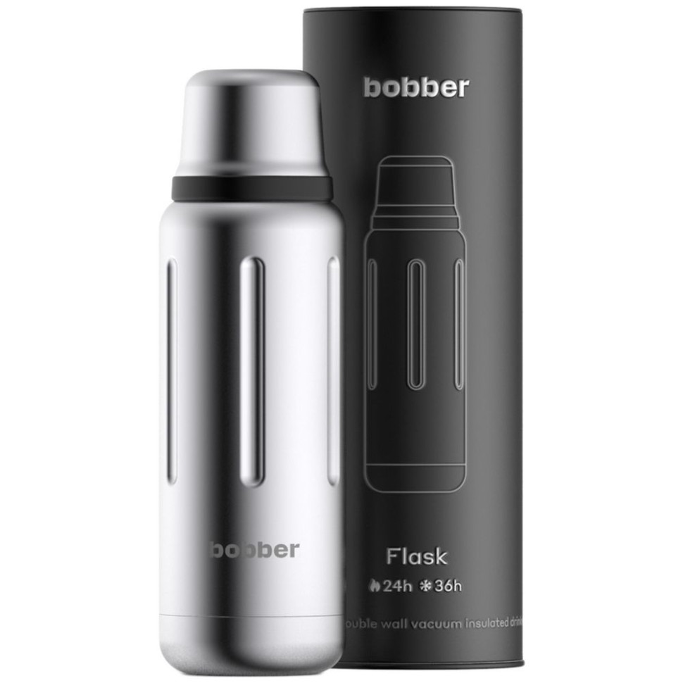 Термос Flask 470, вакуумный, стальной матовый Термос Flask 470, вакуумный, стальной матовый