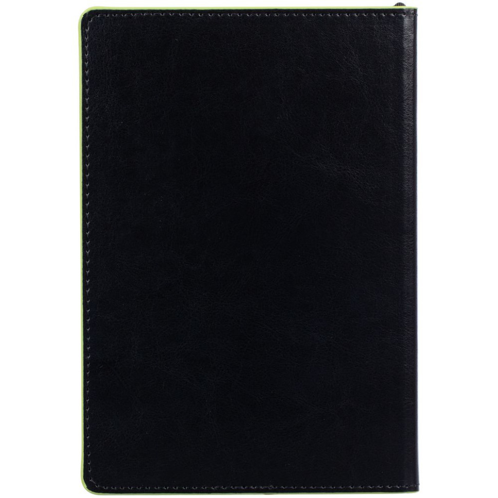 Ежедневник Alanis, недатированный, черный с зеленым Ежедневник Alanis, недатированный, черный с зеленым