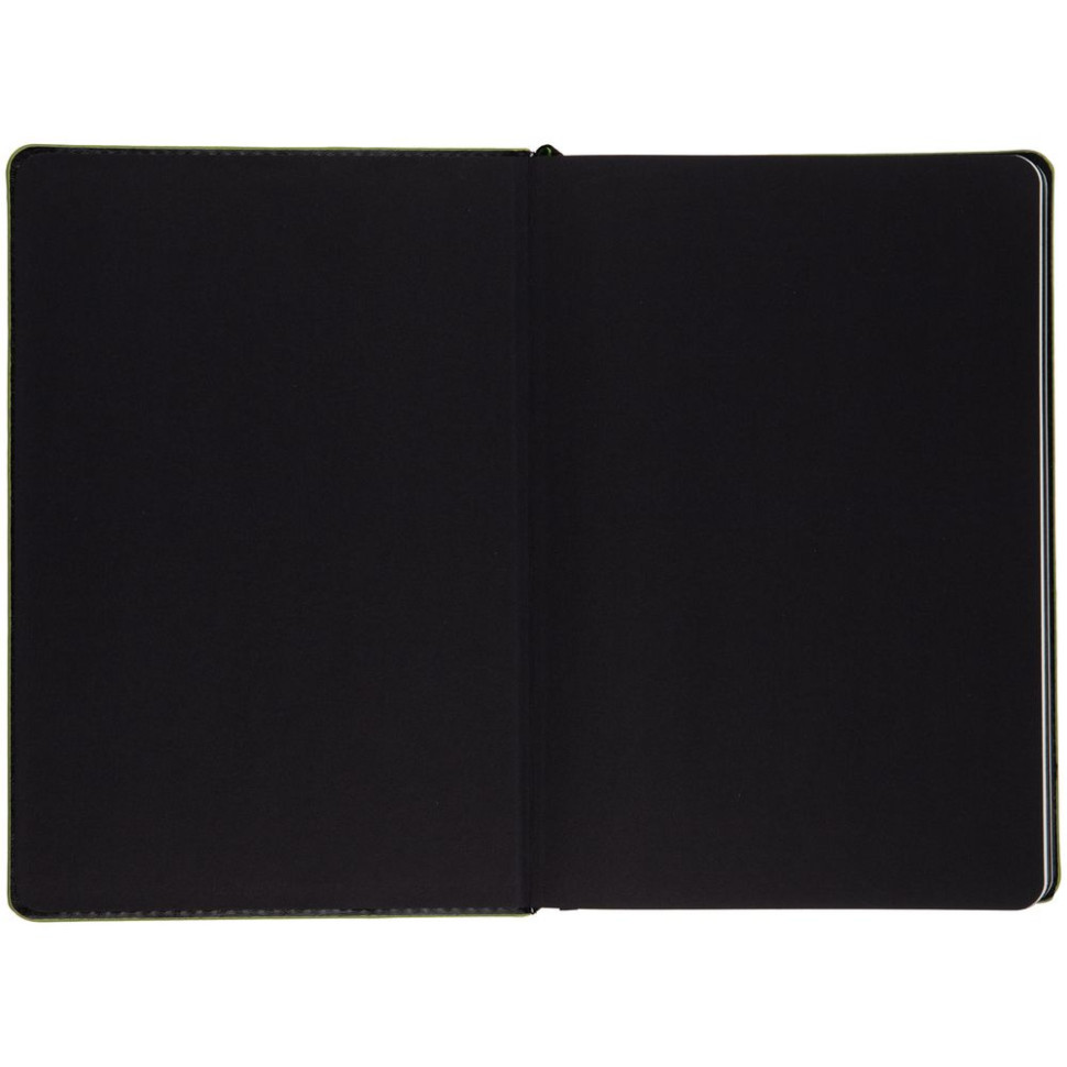 Ежедневник Alanis, недатированный, черный с зеленым Ежедневник Alanis, недатированный, черный с зеленым