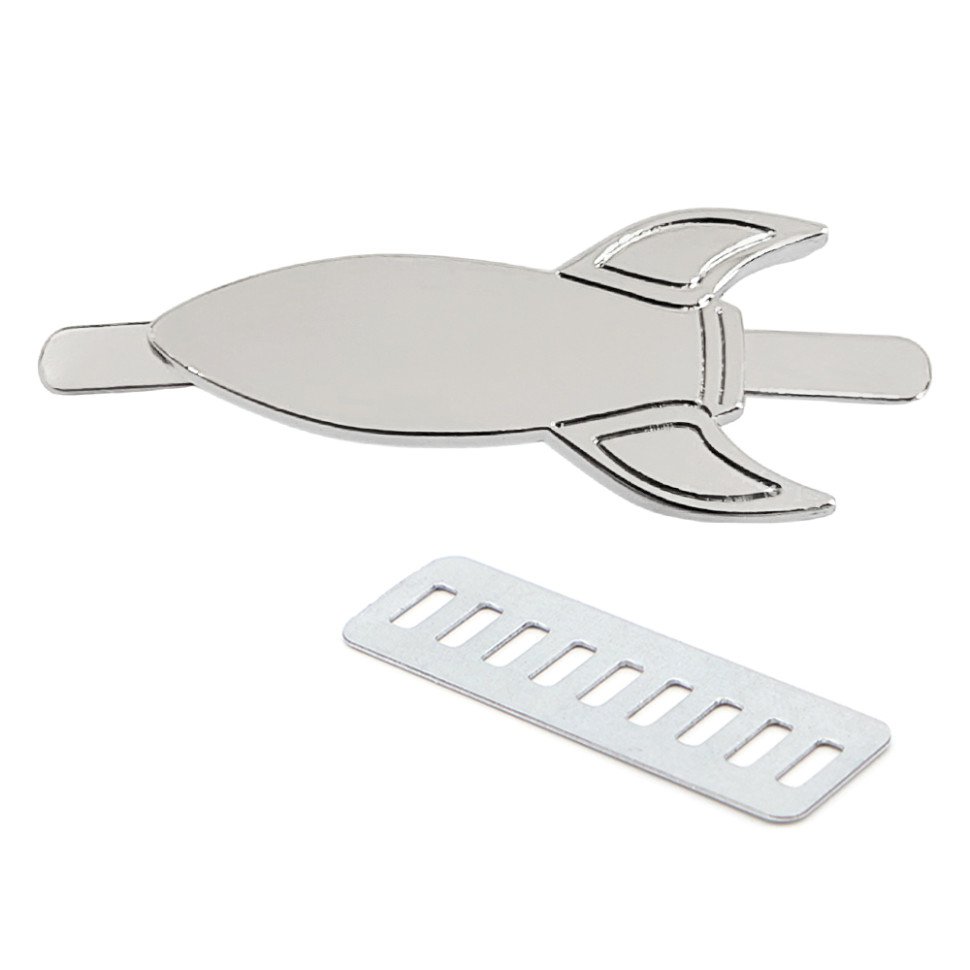 Несессер Колумб с шильдом - ракета, чёрный Несессер Колумб с шильдом - ракета, чёрный