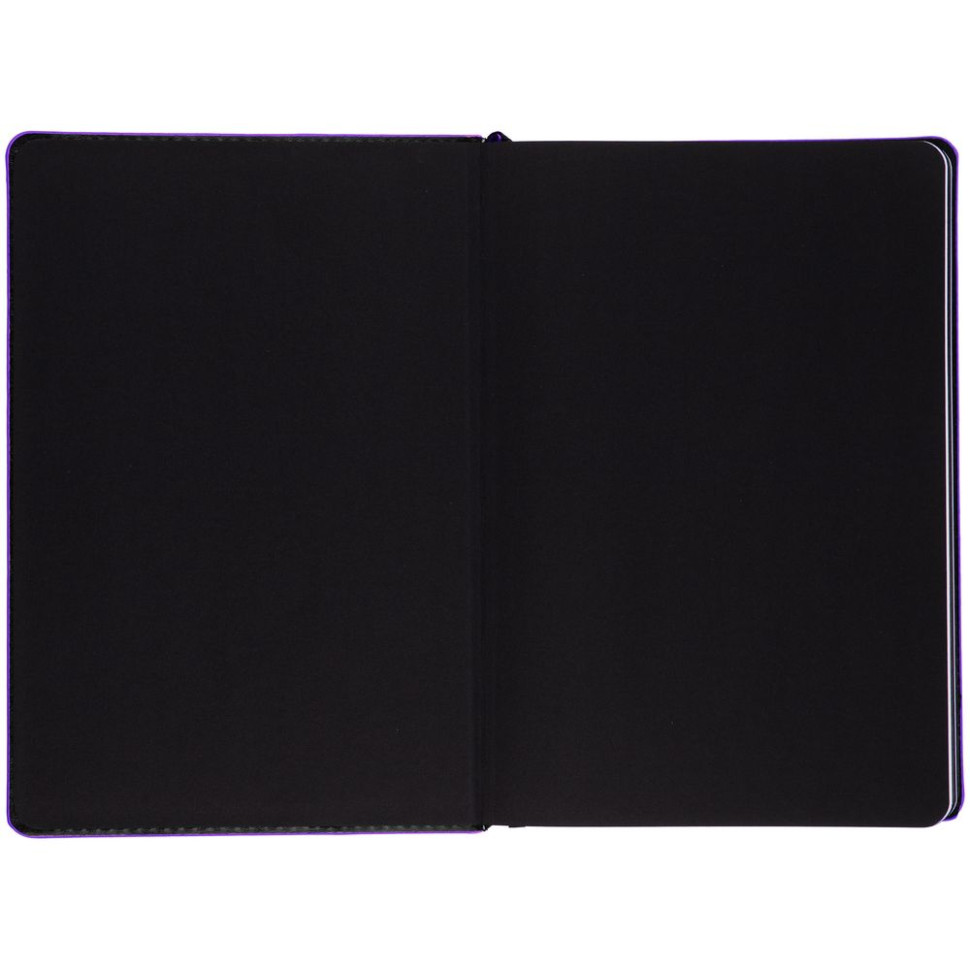 Ежедневник Alanis, недатированный, черный с фиолетовым Ежедневник Alanis, недатированный, черный с фиолетовым