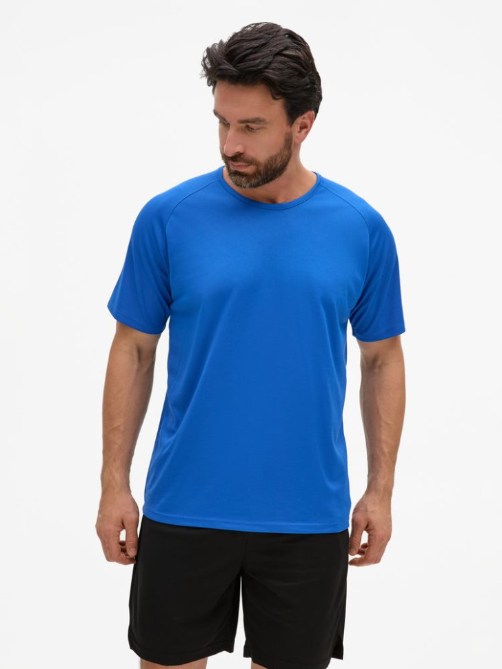 Футболка унисекс Sporty 140, ярко-синяя