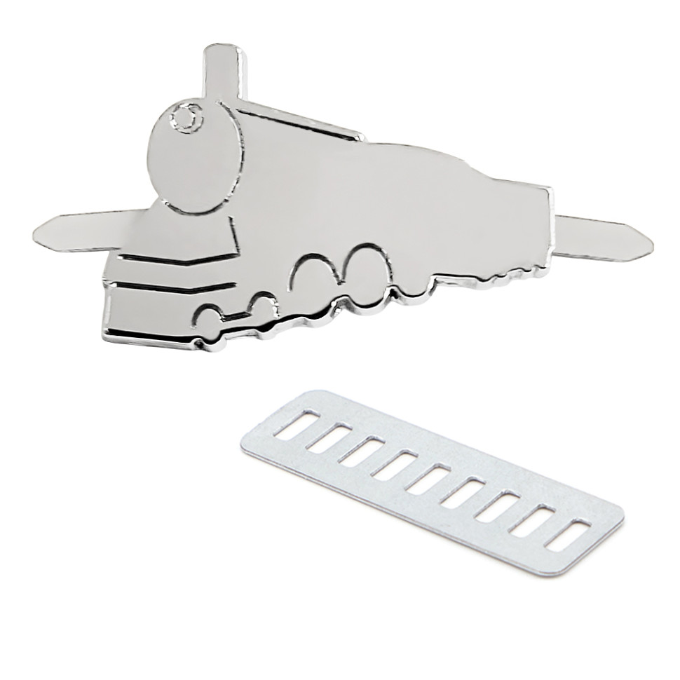 Несессер Колумб с шильдом - поезд, чёрный Несессер Колумб с шильдом - поезд, чёрный