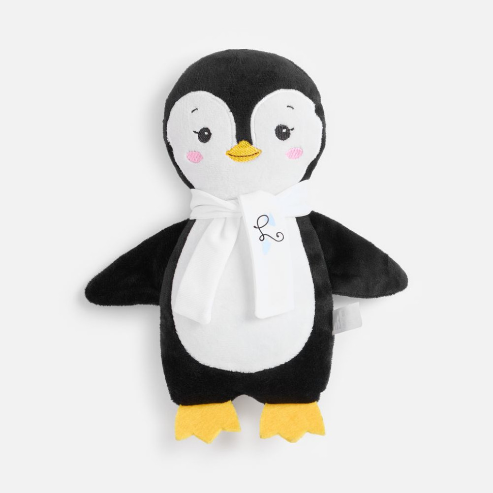 Мягкая игрушка Beastie Toys, пингвиненок с белым шарфом Мягкая игрушка Beastie Toys, пингвиненок с белым шарфом