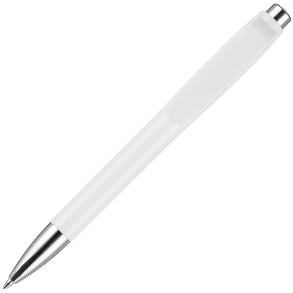 Ручка шариковая Klippa, белая Ручка шариковая Klippa, белая