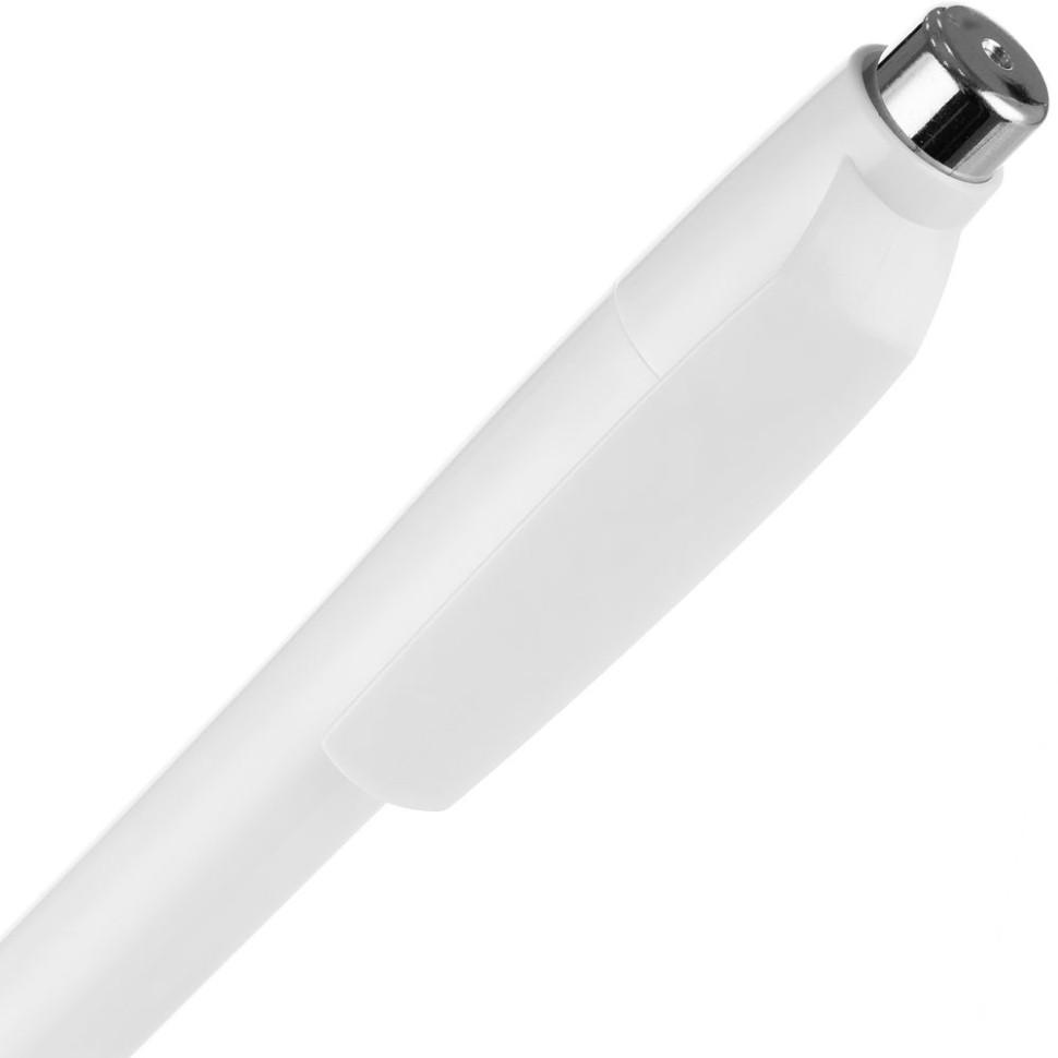 Ручка шариковая Klippa, белая Ручка шариковая Klippa, белая